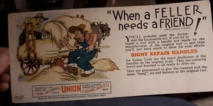 Columbus Ohio Union Fork & Hoe Co. Advertising blotter 1928 - Imagen 1 de 6