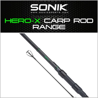 SONIK HERO-X CARP ROD RANGE - ALL MODELS | NEW - CARP FISHING - Image 1 of 4