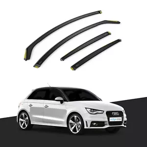 Audi A1 or S1 MK1 2012-2018 5 Door Hatchback Wind Deflectors 4pc Tinted - Picture 1 of 10