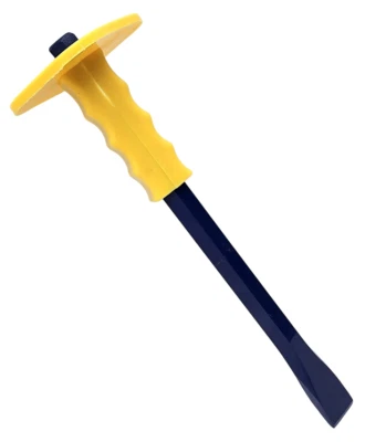 Meißel Breitmeißel Flachmeißel Betonmeißel mit Handschutz 25 mm Handmeißel HERO - Bild 1 von 4