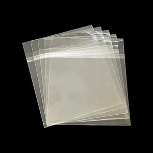 7" Resealable Record Outer Sleeves, 3 mils Thick Clear Professional 7Inch - Picture 1 of 8