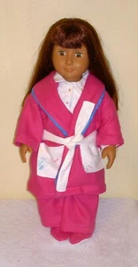 18 inch doll clothes that will fit most 18" dolls, homemade, robe, p.j. set - Picture 1 of 3