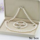 1Set Plastic Pearl Jewelry Sets Necklaces Bracelets Earrings Women Jewelry Gifts