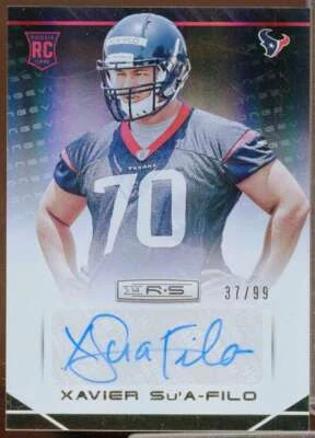 Xavier Su'A-Filo/99 2014 Rookies and Stars Rookie Auto Longevity Holofoil #197  - Image 1 of 2