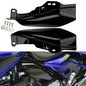 Heat Shield Mid-Frame Air Deflector Trim Black For Harley Street Glide 2009-2016 - Picture 1 of 11