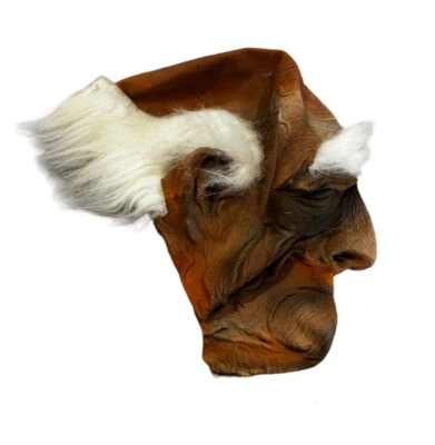 Retro Halloween Viejo Hombre Máscara Espeluznante Arrugado Miedo Abuelo Látex Disfraz Juegos con disfraces Foto 1 de 4