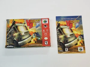Vigilante 8 2nd Offense N64 Original Nintendo 64 Box & Manual Only *damage - Picture 1 of 22
