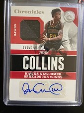 2017 Panini Chronicles Signature Swatches /199 John Collins Rookie Auto RC H1