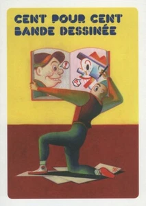 MATTOTTI INVITATION EXPOSITION CENT POUR CENT BANDE DESSINÉE BIBLIO. FORNEY 2010 - Imagen 1 de 2