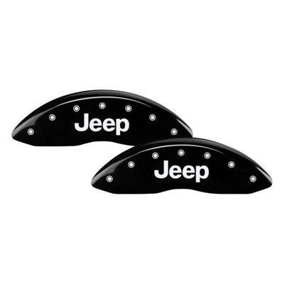For Jeep Grand Cherokee 21-24 Caliper Covers Gloss Black Caliper Covers w Jeep Foto 1 de 3