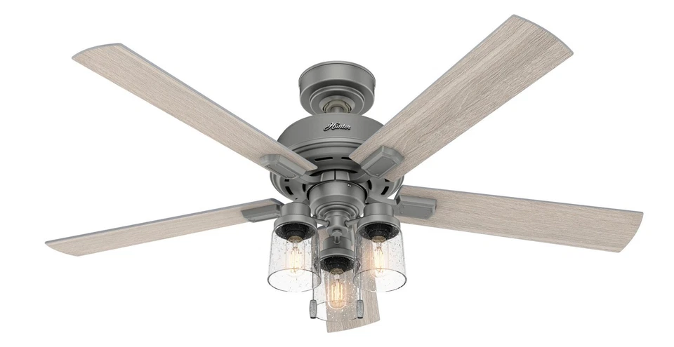Hunter Fans - Hartland 52 Inch Ceiling Fan with LED Light Kit and Pull - Image 1 of 1