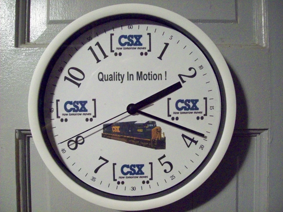 CSX RELOJ FERROCARRIL TRENES RR Foto 1 de 1