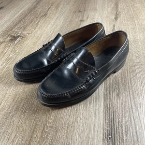G. H. Bass & Co. Weejuns Penny Loafer Black Men’s 14 EEE Larson Extra Wide - Picture 1 of 12