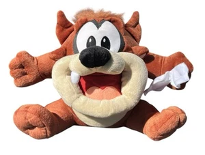 Vintage 1999 Looney Tunes Baby TAZ Tazmanian Devil 9” Plush Stuffed Warner Bros - Picture 1 of 7