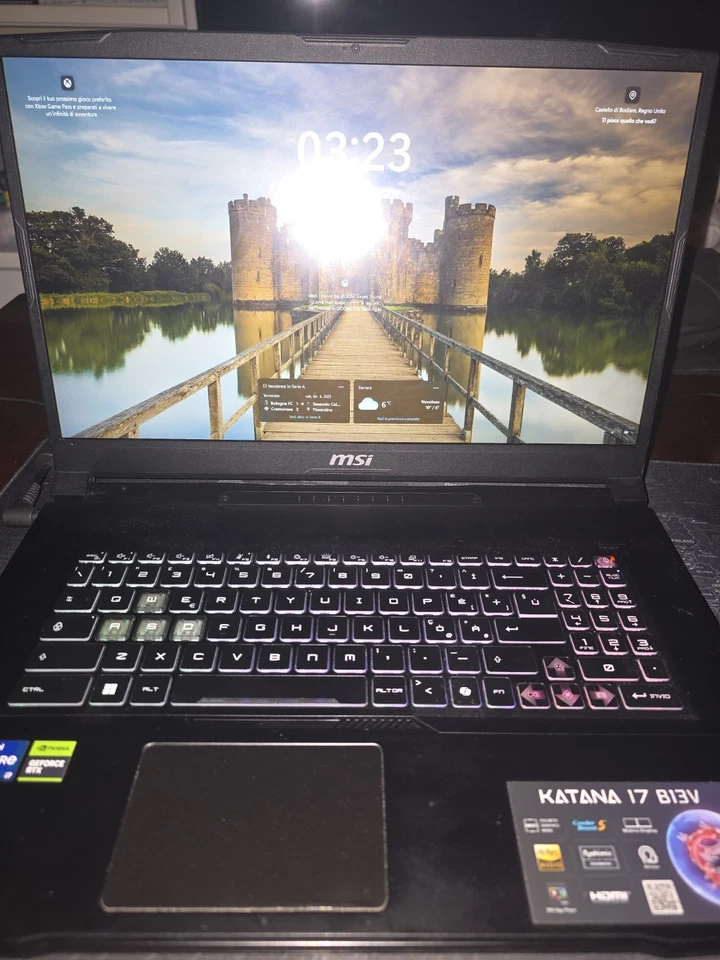 NOTEBOOK GAMING MSI KATANA 17 B13VEK-232IT - Immagine 1 di 2
