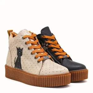 Colorful Printed Boots / Patterned Women's Sports Boots / Birthday Gift - Picture 1 of 12