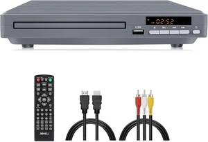 DVD-Player HDMI Region-Free für Fernseher, 1080P Hochskalierung, USB-Eingang - Bild 1 von 9