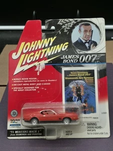 2001 Johnny Lightning Diamonds Are Forever James Bond 007 '71 Ford Mustang Mach1 - Picture 1 of 2