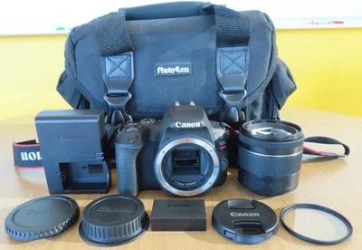 Cámara réflex digital Canon EOS Rebel SL2 24,2 MP, negra con lente EF-S 18-55 mm negra Foto 1 de 4