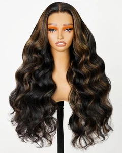 Ombre Lace Front Wig human hair 6X5 Glueless Wigs Human Hair Pre plucked Pre ... - Picture 1 of 6