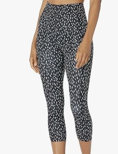 NIC+ZOE  Crop Leggings Brush Strokes- Black/White-small-NEW $119 NWT - Picture 1 of 5