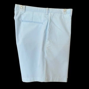 Pantalones Cortos De Colección Mervyns Windridge Azul Lt Para Hombre Etiqueta 32 Frente Plano Poli Algodón Nuevos con Etiquetas - Imagen 1 de 7