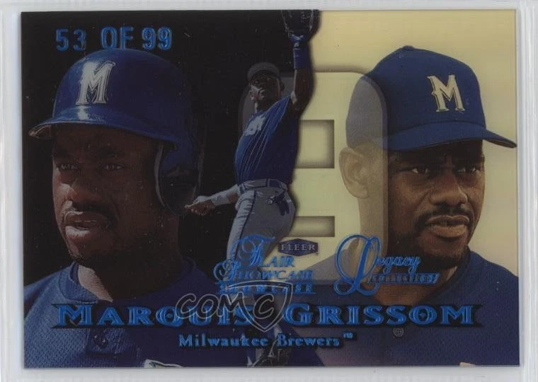 1999 Flair Showcase Row 1 Legacy Collection /99 Marquis Grissom #106L - Image 1 of 2