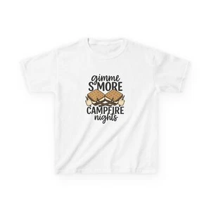Kids Campfire Tee, S'mores T-Shirt, Summer Fun Top, Outdoor Adventure Shirt - Picture 1 of 11