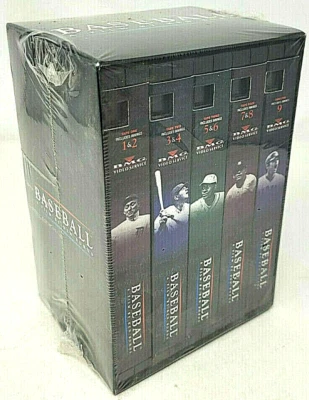 BASEBALL A Film By Ken Burns 9 Inning VHS Boxed Set New SEALED BMG RCA Special Foto 1 de 4