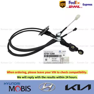 437941C000 Genuine Manual Transmission Gear Shift Cable for Hyundai Getz 02-11 - Picture 1 of 7