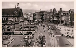 Foto-AK FRANKFURT /Main Bahnhofsplatz, Straßenbahn 50er - Picture 1 of 1