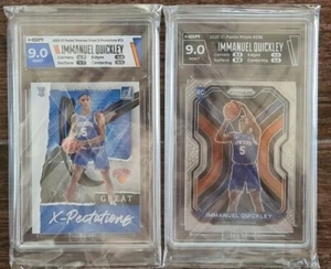 2020-2021 Panini Prizm Immanuel Quickley Rookie Slabs HGA 9 Insert FREE SHIPPING - Picture 1 of 1