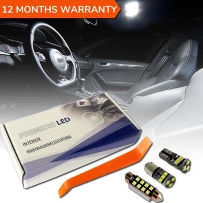 Audi A5 B8 S5 RS5 Full LED Interior Premium Set 16 SMD Bulbs White Error Free - Image 1 of 4