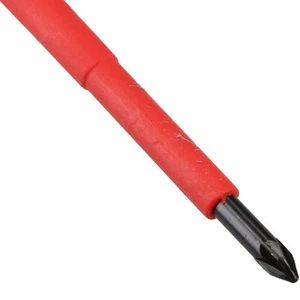 Destornillador eléctrico para electricistas PZ1 x 80 mm VDE aislamiento agarre suave Pozi - Imagen 1 de 3