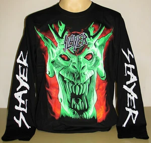 Camiseta Slayer Metal Band Root Of All Evil Mangas Largas Talla S M L XL 2XL 3XL Nueva - Imagen 1 de 2