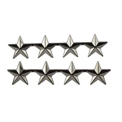 Par de prendedores de insignias de rango general de 4 estrellas de oficial del ejército de Estados Unidos - US120 Foto 1 de 2