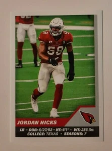 2021 Panini Sticker & Card Collection JORDAN HICKS sticker #500 - Picture 1 of 1