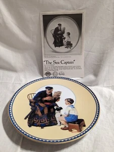Norman Rockwell's "The Sea Captain" Collector's Plate, by the Bradford Exchange - Picture 1 of 14
