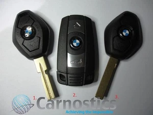 BMW 3 Button Key Smart Key FOB Programming - Picture 1 of 1