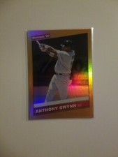 2020 Donruss Baseball Retro 86 Tony Gwynn Orange Holo #218 San Diego Padres HOF