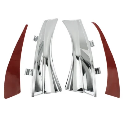 Chrome Saddle Heat Shield Air Deflector Fit For Victory Cross 12-13 Hard-Ball - Image 1 of 4