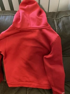 Boys Under Armour Hoodie American Flag On Sign ( L1) - Picture 1 of 5
