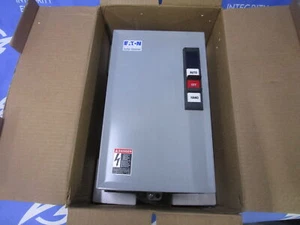 NIB EATON LIGHTING CONTACTOR NEMA 1 ECC04C1ABA 30A 120VAC COIL 12P MECH. HELD 1 - Picture 1 of 5