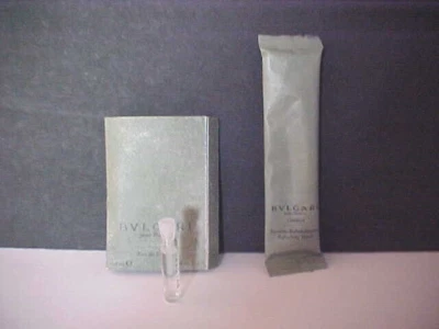 Туалетная вода оригинальная Bvlgari Pour Homme туалетная вода 0,05 унции + полотенце Oshibori неиспользованная - Изображение 1 из 4