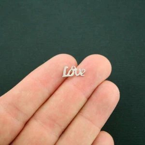 10 Love Charms Stainless Steel - Delicate and Lovely - MT536 - Imagen 1 de 2