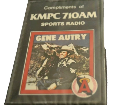 Gene Autry Cassette KMPC 710AM Sports Radio CA Angels Promo 16 Songs Vtg SEALED  - Image 1 of 3