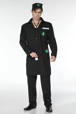 3 PC. Men GREEN LEAF DOCTOR Costume Set - Image 1 of 2