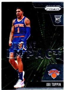 2020-21 Panini Prizm Basketball Obi Toppin No. 15 New York Knicks - Bild 1 von 2