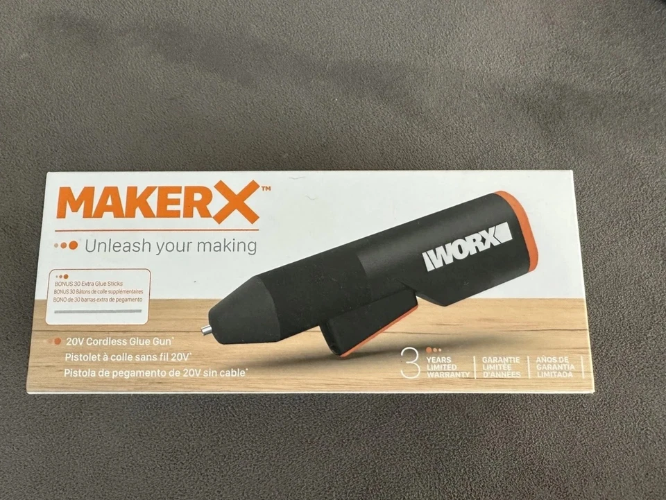 WORX 20V MAKERX Hot Glue Gun - Tool Only