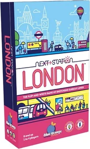 Next Station LONDON Flip & Write Card Game Family Solo Blue Orange Games England - Picture 1 of 8